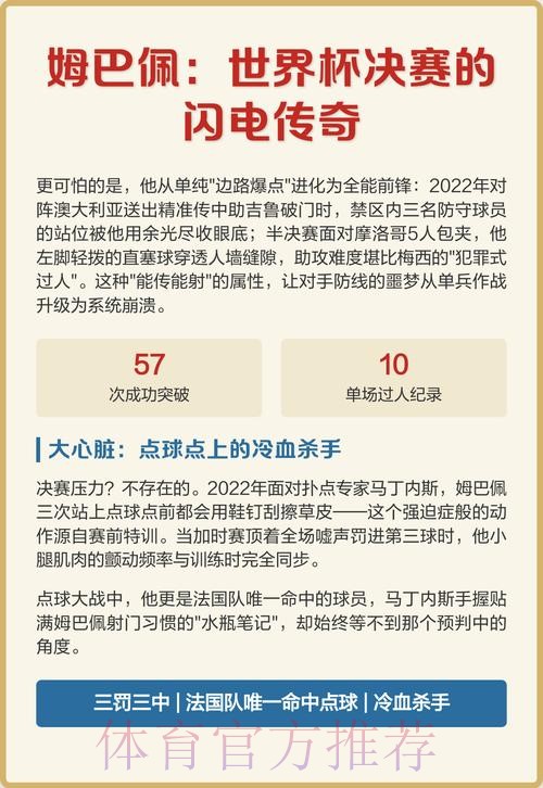 本届世界杯克罗地亚姆巴佩焦点对决全面分析 本届世界杯克罗地亚姆巴佩焦点对决全面分析